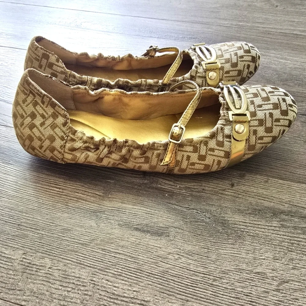 Guess Ballet Flats Gold Size 8